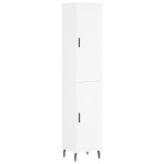vidaXL Dulap înalt, alb, 34,5x34x180 cm, lemn prelucrat vidaXL Dulap înalt, alb, 34,5x34x180 cm, lemn prelucrat