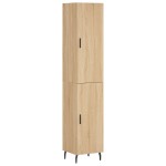 vidaXL Dulap înalt, stejar sonoma, 34,5x34x180 cm, lemn prelucrat