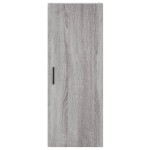 vidaXL Dulap înalt, gri sonoma, 34,5x34x180 cm, lemn prelucrat