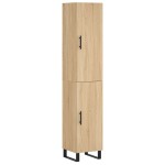 vidaXL Dulap înalt, stejar sonoma, 34,5x34x180 cm, lemn prelucrat