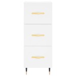 vidaXL Dulap înalt, alb, 34,5x34x180 cm, lemn prelucrat vidaXL Dulap înalt, alb, 34,5x34x180 cm, lemn prelucrat