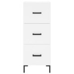 vidaXL Dulap înalt, alb, 34,5x34x180 cm, lemn prelucrat