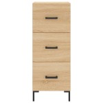 vidaXL Dulap înalt, stejar sonoma, 34,5x34x180 cm, lemn prelucrat
