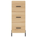 vidaXL Dulap înalt, stejar sonoma, 34,5x34x180 cm, lemn prelucrat