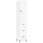 vidaXL Dulap înalt, alb, 34,5x34x180 cm, lemn prelucrat vidaXL Dulap înalt, alb, 34,5x34x180 cm, lemn prelucrat