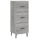 vidaXL Dulap înalt, gri sonoma, 34,5x34x180 cm, lemn prelucrat