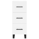 vidaXL Dulap înalt, alb, 34,5x34x180 cm, lemn prelucrat vidaXL Dulap înalt, alb, 34,5x34x180 cm, lemn prelucrat