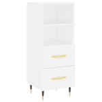 vidaXL Dulap înalt, alb, 34,5x34x180 cm, lemn prelucrat vidaXL Dulap înalt, alb, 34,5x34x180 cm, lemn prelucrat