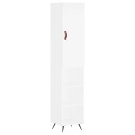 vidaXL Dulap înalt, alb, 34,5x34x180 cm, lemn prelucrat vidaXL Dulap înalt, alb, 34,5x34x180 cm, lemn prelucrat