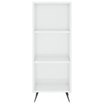 vidaXL Dulap înalt, alb extralucios, 34,5x34x180 cm, lemn prelucrat vidaXL Dulap înalt, alb extralucios, 34,5x34x180 cm, lemn prelucrat