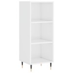 vidaXL Dulap înalt, alb extralucios, 34,5x34x180 cm, lemn prelucrat vidaXL Dulap înalt, alb extralucios, 34,5x34x180 cm, lemn prelucrat