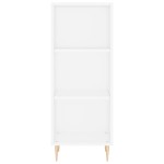 vidaXL Dulap înalt, alb, 34,5x34x180 cm, lemn prelucrat vidaXL Dulap înalt, alb, 34,5x34x180 cm, lemn prelucrat