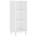 vidaXL Dulap înalt, alb extralucios, 34,5x34x180 cm, lemn prelucrat vidaXL Dulap înalt, alb extralucios, 34,5x34x180 cm, lemn prelucrat