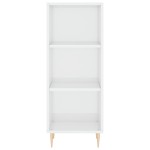 vidaXL Dulap înalt, alb extralucios, 34,5x34x180 cm, lemn prelucrat vidaXL Dulap înalt, alb extralucios, 34,5x34x180 cm, lemn prelucrat