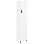 vidaXL Dulap înalt, alb, 34,5x34x180 cm, lemn prelucrat vidaXL Dulap înalt, alb, 34,5x34x180 cm, lemn prelucrat