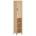 vidaXL Dulap înalt, stejar sonoma, 34,5x34x180 cm, lemn prelucrat vidaXL Dulap înalt, stejar sonoma, 34,5x34x180 cm, lemn prelucrat