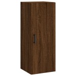 vidaXL Dulap înalt, stejar maro, 34,5x34x180 cm, lemn prelucrat
