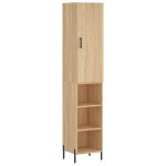 vidaXL Dulap înalt, stejar sonoma, 34,5x34x180 cm, lemn prelucrat vidaXL Dulap înalt, stejar sonoma, 34,5x34x180 cm, lemn prelucrat