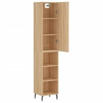 vidaXL Dulap înalt, stejar sonoma, 34,5x34x180 cm, lemn prelucrat