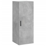vidaXL Dulap înalt, gri beton, 34,5x34x180 cm, lemn prelucrat vidaXL Dulap înalt, gri beton, 34,5x34x180 cm, lemn prelucrat