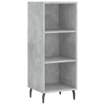 vidaXL Dulap înalt, gri beton, 34,5x34x180 cm, lemn prelucrat vidaXL Dulap înalt, gri beton, 34,5x34x180 cm, lemn prelucrat