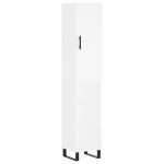 vidaXL Dulap înalt, alb, 34,5x34x180 cm, lemn prelucrat vidaXL Dulap înalt, alb, 34,5x34x180 cm, lemn prelucrat
