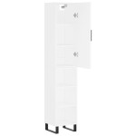 vidaXL Dulap înalt, alb, 34,5x34x180 cm, lemn prelucrat vidaXL Dulap înalt, alb, 34,5x34x180 cm, lemn prelucrat