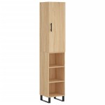 vidaXL Dulap înalt, stejar sonoma, 34,5x34x180 cm, lemn prelucrat vidaXL Dulap înalt, stejar sonoma, 34,5x34x180 cm, lemn prelucrat