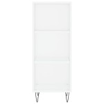 vidaXL Dulap înalt, alb, 34,5x34x180 cm, lemn prelucrat