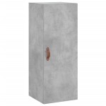 vidaXL Dulap înalt, gri beton, 34,5x34x180 cm, lemn prelucrat vidaXL Dulap înalt, gri beton, 34,5x34x180 cm, lemn prelucrat