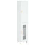 vidaXL Dulap înalt, alb, 34,5x34x180 cm, lemn prelucrat vidaXL Dulap înalt, alb, 34,5x34x180 cm, lemn prelucrat
