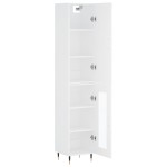 vidaXL Dulap înalt, alb, 34,5x34x180 cm, lemn prelucrat vidaXL Dulap înalt, alb, 34,5x34x180 cm, lemn prelucrat
