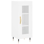 vidaXL Dulap înalt, alb, 34,5x34x180 cm, lemn prelucrat vidaXL Dulap înalt, alb, 34,5x34x180 cm, lemn prelucrat