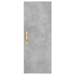 vidaXL Dulap înalt, gri beton, 34,5x34x180 cm, lemn prelucrat vidaXL Dulap înalt, gri beton, 34,5x34x180 cm, lemn prelucrat