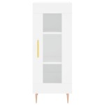 vidaXL Dulap înalt, alb, 34,5x34x180 cm, lemn prelucrat vidaXL Dulap înalt, alb, 34,5x34x180 cm, lemn prelucrat