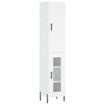 vidaXL Dulap înalt, alb, 34,5x34x180 cm, lemn prelucrat vidaXL Dulap înalt, alb, 34,5x34x180 cm, lemn prelucrat