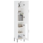 vidaXL Dulap înalt, alb, 34,5x34x180 cm, lemn prelucrat vidaXL Dulap înalt, alb, 34,5x34x180 cm, lemn prelucrat