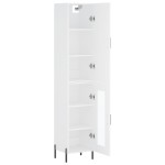 vidaXL Dulap înalt, alb, 34,5x34x180 cm, lemn prelucrat vidaXL Dulap înalt, alb, 34,5x34x180 cm, lemn prelucrat