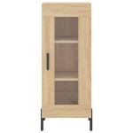 vidaXL Dulap înalt, stejar sonoma, 34,5x34x180 cm, lemn prelucrat