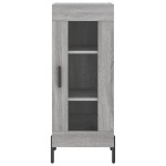 vidaXL Dulap înalt, gri sonoma, 34,5x34x180 cm, lemn prelucrat