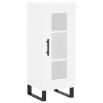 vidaXL Dulap înalt, alb, 34,5x34x180 cm, lemn prelucrat vidaXL Dulap înalt, alb, 34,5x34x180 cm, lemn prelucrat