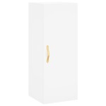 vidaXL Dulap înalt, alb, 34,5x34x180 cm, lemn prelucrat vidaXL Dulap înalt, alb, 34,5x34x180 cm, lemn prelucrat
