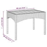 vidaXL Scaune rabatabile de grădină, 2 buc., cu masă, negru, poliratan vidaXL Scaune rabatabile de grădină, 2 buc., cu masă, negru, poliratan