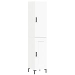 vidaXL Dulap înalt, alb, 34,5x34x180 cm, lemn prelucrat vidaXL Dulap înalt, alb, 34,5x34x180 cm, lemn prelucrat