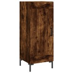 vidaXL Dulap înalt, stejar fumuriu, 34,5x34x180 cm, lemn prelucrat