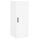 vidaXL Dulap înalt, alb, 34,5x34x180 cm, lemn prelucrat vidaXL Dulap înalt, alb, 34,5x34x180 cm, lemn prelucrat
