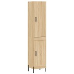 vidaXL Dulap înalt, stejar sonoma, 34,5x34x180 cm, lemn prelucrat