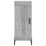 vidaXL Dulap înalt, gri sonoma, 34,5x34x180 cm, lemn prelucrat