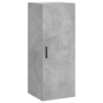 vidaXL Dulap înalt, gri beton, 34,5x34x180 cm, lemn prelucrat vidaXL Dulap înalt, gri beton, 34,5x34x180 cm, lemn prelucrat