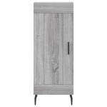 vidaXL Dulap înalt, gri sonoma, 34,5x34x180 cm, lemn prelucrat